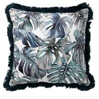 Dutch Decor FAUNA - Sierkussen met patroon 45x45 cm Chive - groen - 