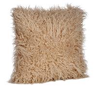 Gift Decor Kissen Haut Camel (45 x 1 x 45 cm) Kunstleder