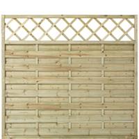 Trendyard Geimpregneerd Houten Tuinscherm Met Trellis Bergen 180 x 165 CM