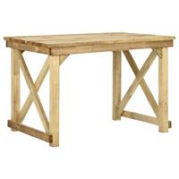 vidaXL Tuintafel 110x79x75 cm geÃ¯mpregneerd grenenhout