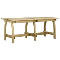 Vidaxl Vidaxl Tuintafel 220x74x75 Cm Geïmpregneerd Grenenhout