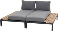 SIENA GARDEN Loungesofa Â»AlvidaÂ«, Recamiere links, BxTxH: 102x177x84 cm