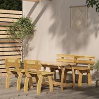 Vidaxl Vidaxl 4-delige Tuinset Geïmpregneerd Grenenhout
