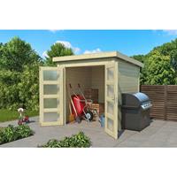 Van Kooten Tuin en Buitenleven Blokhut Bart 200x200 cm 28mm vuren blank- - -