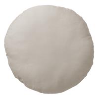 Dutch Decor SOL - Sierkussen rond outdoor 40 cm Pumice Stone - waterafstotend en uv-bestendig - beige - 