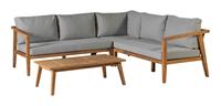 Exotan Loungeset Lucca Teakhout - Naturel