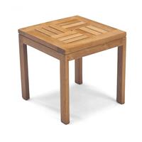 SONNENPARTNER Beistelltisch Squareside 45x45 cm Teakholz Old Teak Tisch Gartentisch - 