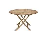 Hioshop Kenya eettafel tuin Ø120cm natuur.