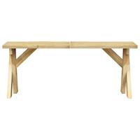 vidaXL Tuinbank 110 cm geïmpregneerd grenenhout