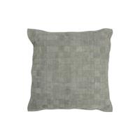 Textiel voor buiten J-line COUSSIN CARR PETIT CUIR VE (45x45x8cm)