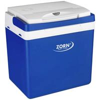 ZORN Z26 12/ 230V Kühlbox EEK: E (A - G) Thermoelektrisch 12 V, 230V Blau-Weiß 25l