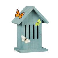 RELAXDAYS Schmetterlingshaus hängend in 2 Farben türkis