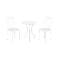 Butlers CENTURY Set 2 Personen Gartenmöbelsets weiß  Erwachsene