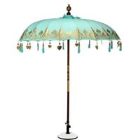 Butlers ORIENTAL LOUNGE Sonnenschirm Ø180cm Marktschirme türkis