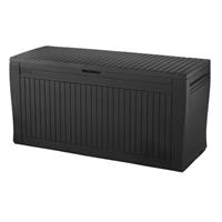 Keter Kussenbox Comfy - Kunststof - Antraciet - 270l - 116,7x44,7x57cm