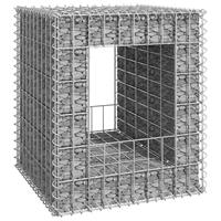 VidaXL Schanskorf Paal 50x50x60 Cm Ijzer