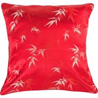 Fine Asianliving Kussenhoes Bamboe Rood 45x45cm Zonder Vulling