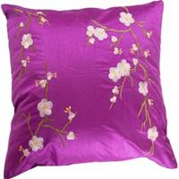 Fine Asianliving Chinese Kussen Sakura Kersenbloesems Magenta 40x40cm