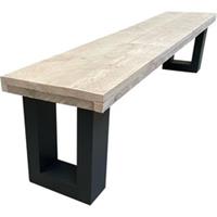 Wood4you Tuinbank New England Steigerhout 150Lx40Hx38D cm antraciet