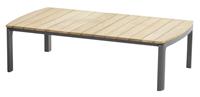 Taste by 4SO Bijzettafel Tuin - Cortina - Antraciet - Teak/Aluminium - 