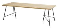 Taste by 4SO Tuintafel - Lano - Teak / Aluminium - Antraciet - 240x100 cm - 