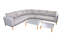 Lesli Living Hoek Loungeset - Sphere - Aluminium - 