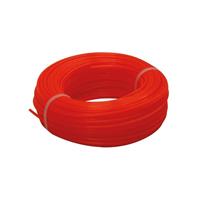 Toolland trimmerdraad 50 meter x 2,4 mm nylon rood