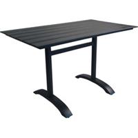 Hioshop Denver eettafel tuin zwart.