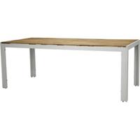 Hioshop Bois eettafel tuin natuur, wit.