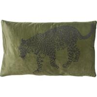 Dutch Decor SULA - Kussenhoes met dierenprint 30x50 cm Chive - groen - 