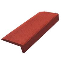 granugreen Rubber rand speelplaats / opsluitband L-vormig - 100 x 40 x 14,5 cm -