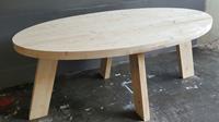 Het Steigerhouthuis Steigerhouten Tafel Ellips - 160 x 100 x 78 cm