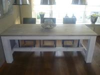 Het Steigerhouthuis Steigerhouten Kloostertafel Basic - 210 x 80 x 78 cm