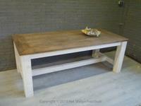Het Steigerhouthuis Steigerhouten Kloostertafel Verstek - 190 x 100 x 78 cm