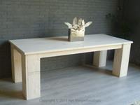 Het Steigerhouthuis Steigerhouten Tafel Bigfoot Robuust - 120 x 100 x 78 cm