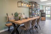 Het Steigerhouthuis Steigerhouten Tafel Cross Industrieel Basic - 230 x 120 x 78 cm