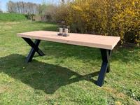 Het Steigerhouthuis Steigerhouten Tafel X Industrieel Douglas - 200 x 85 x 78 cm