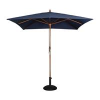 Bolero vierkante donkerblauwe parasol 2,5 meter