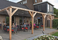 Schuifzeil 300x500cm ivoor