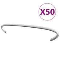 VidaXL Gabionhaken 50 st 15 cm gegalvaniseerd staal - 