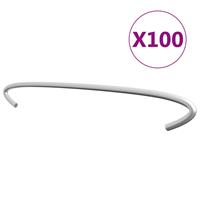 VidaXL Gabionhaken 100 st 40 cm gegalvaniseerd staal - 