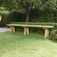 vidaXL Tuinbank 220 cm geïmpregneerd massief grenenhout