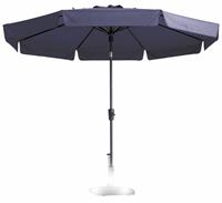 Madison Parasol Flores 300cm draai Volant blauw