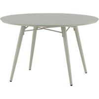 Hioshop Lina eettafel tuin Ø120cm beige.