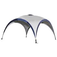 Outsunny paviljoen, stevige tuintent, UV-bescherming, waterdicht polyester, 4 x 4 m, perfect voor feesten, crème | Aosom.nl