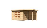 Woodfeeling | Tuinhuis Bastrup 3 met Overkapping 2,0 en Achterwand