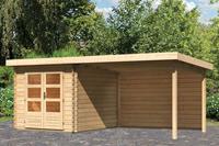 Woodfeeling | Tuinhuis Bastrup 4 met Overkapping 3,0 en Achterwand