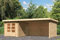 Woodfeeling | Tuinhuis Bastrup 4 met Overkapping 4,0, Zij- en Achterwand