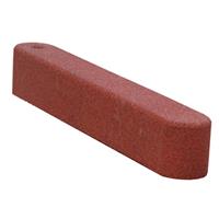 granugreen Sandkastenrand aus Gummi / Abschlusskante / Gummiziegel - 100x15x15 cm - Rot
