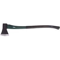 Toolland Grote Bijl met softgrip handgreep - 90cm - 2 kg - zwart/groen